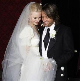 Vjenčanje Nicole Kidman i Keith Urban