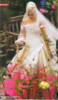 Ružičasto bijela vjenčanica Gwen Stefani