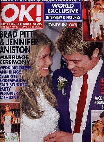 Vjenčanje Brad Pitta i Jennifer Aniston